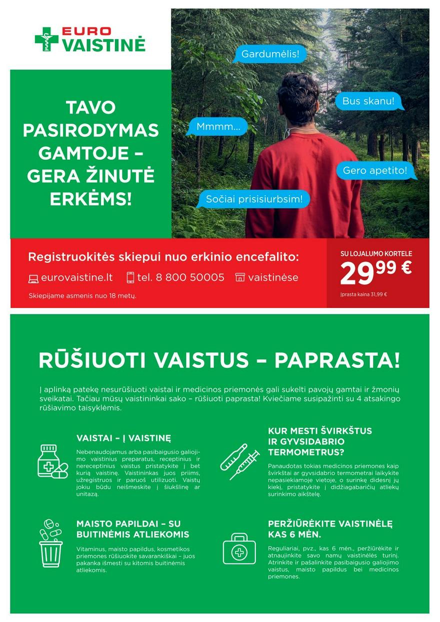 Euro vaistinė katalogas akcijos nuo 
  2024-08-01 iki 
  2024-08-31 | Leidinukas.lt puslapis 30