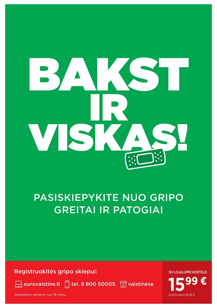 Euro vaistinė katalogas akcijos nuo 
  2025-01-01 iki 
  2025-01-30 | Leidinukas.lt puslapis 10