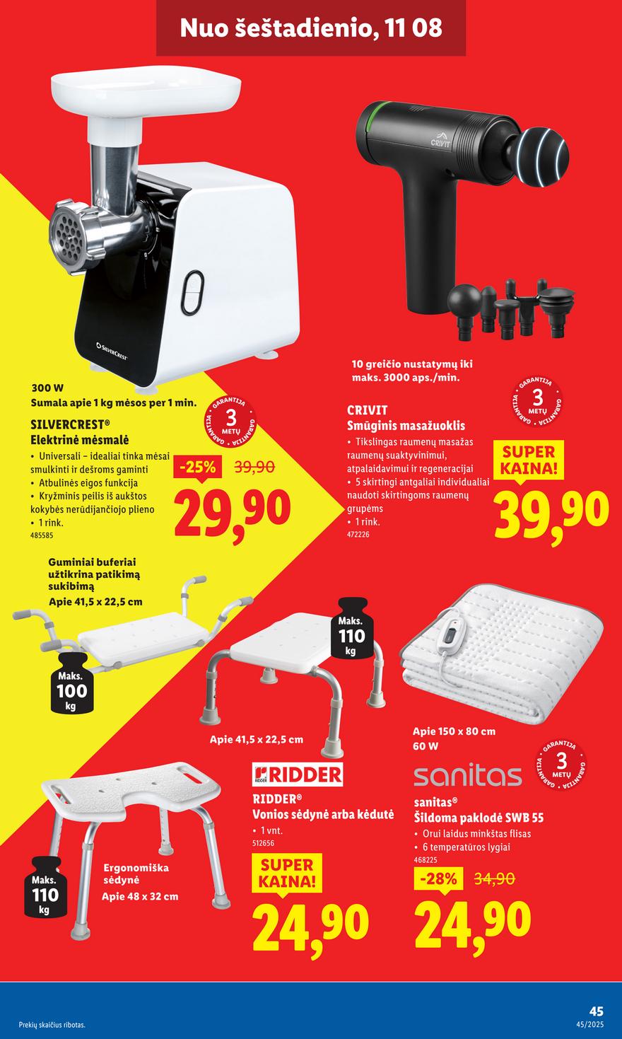 Lidl ne maisto leidinys akcijos nuo 
  2025-11-03 iki 
  2025-11-09 | Leidinukas.lt puslapis 45