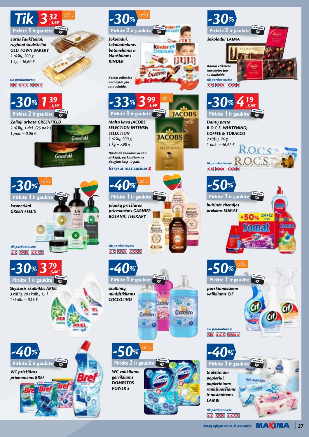 Maxima kaininis leidinys akcijos nuo 
  2020-07-14 iki 
  2020-07-20 | Leidinukas.lt puslapis 27