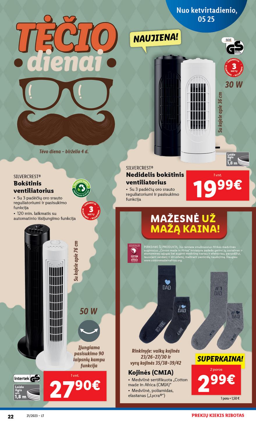 Ldil ne maisto prekių pasiūlymai akcijos nuo 
  2023-05-22 iki 
  2023-05-28 | Leidinukas.lt puslapis 22