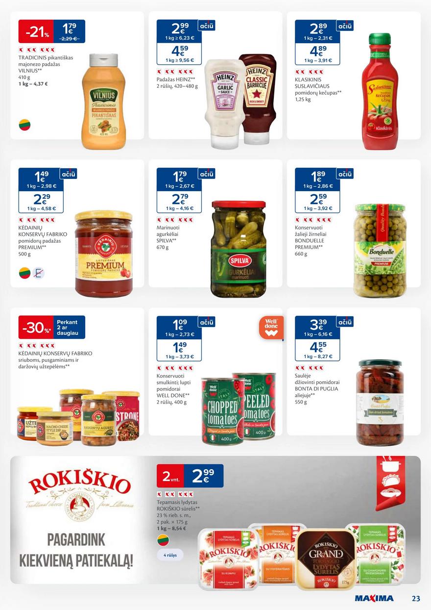Maxima kaininis leidinys akcijos nuo 
  2024-02-27 iki 
  2024-03-04 | Leidinukas.lt puslapis 23