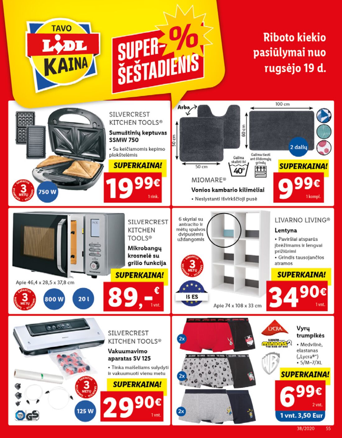 Lidl savaitinis leidinys akcijos nuo 
  2020-09-14 iki 
  2020-09-20 | Leidinukas.lt puslapis 55