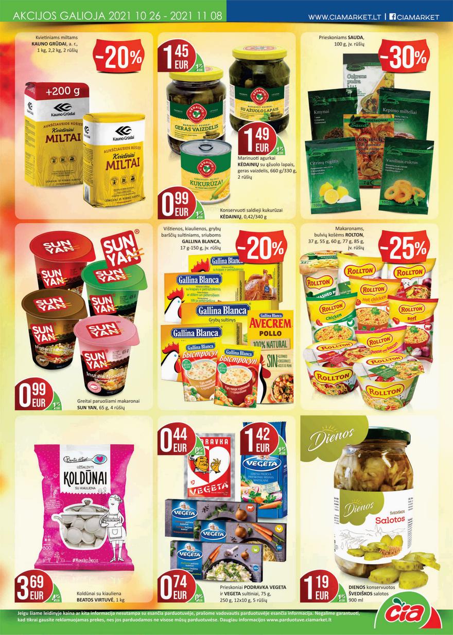 Čia market leidinys akcijos nuo 
  2021-10-26 iki 
  2021-11-08 | Leidinukas.lt puslapis 7