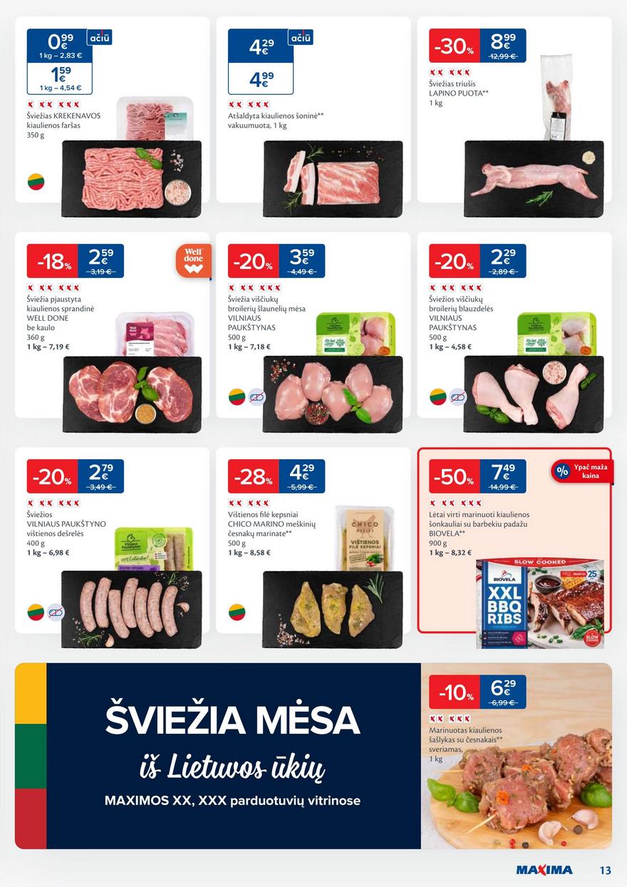 Maxima leidinys akcijos nuo 
  2024-04-23 iki 
  2024-04-29 | Leidinukas.lt puslapis 13