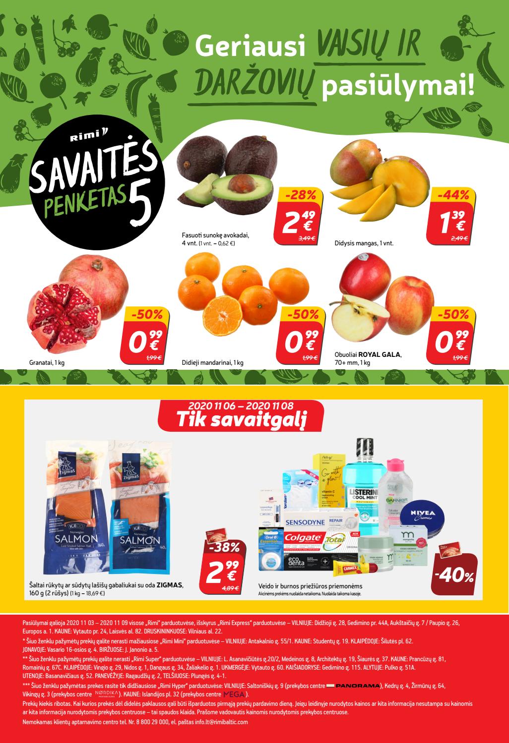 Rimi savaitinis leidinys akcijos nuo 
  2020-11-03 iki 
  2020-11-09 | Leidinukas.lt puslapis 24