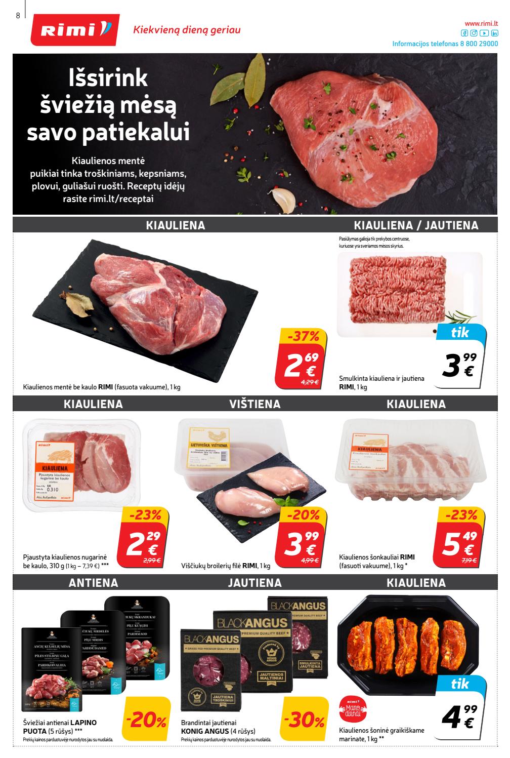 Rimi savaitinis leidinys akcijos nuo 
  2019-09-17 iki 
  2019-09-23 | Leidinukas.lt puslapis 8
