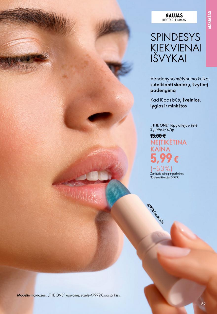 Oriflame katalogas akcijos nuo 
  2026-06-24 iki 
  2026-07-14 | Leidinukas.lt puslapis 59