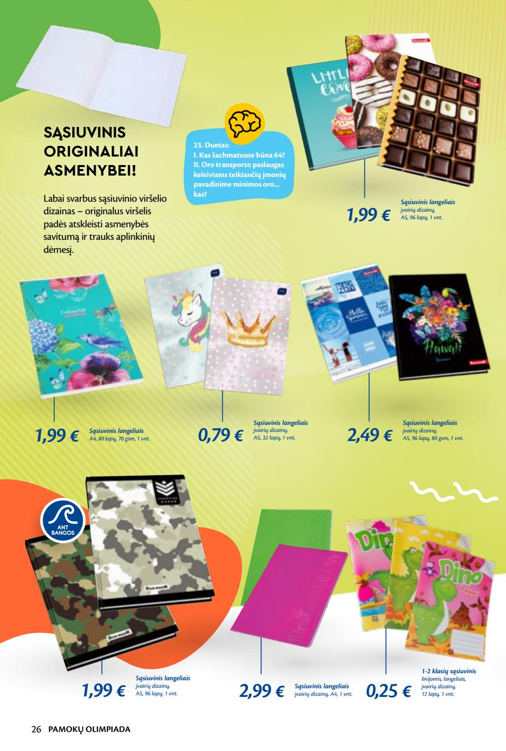 Maxima kaininis leidinys akcijos nuo 
  2019-08-08 iki 
  2019-09-11 | Leidinukas.lt puslapis 26