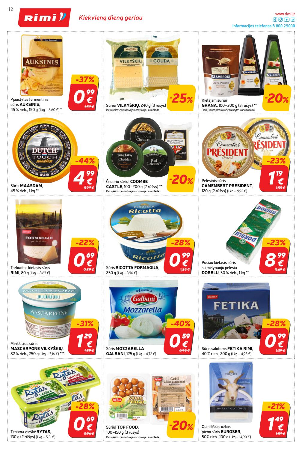 Rimi savaitinis leidinys akcijos nuo 
  2019-11-05 iki 
  2019-11-11 | Leidinukas.lt puslapis 12