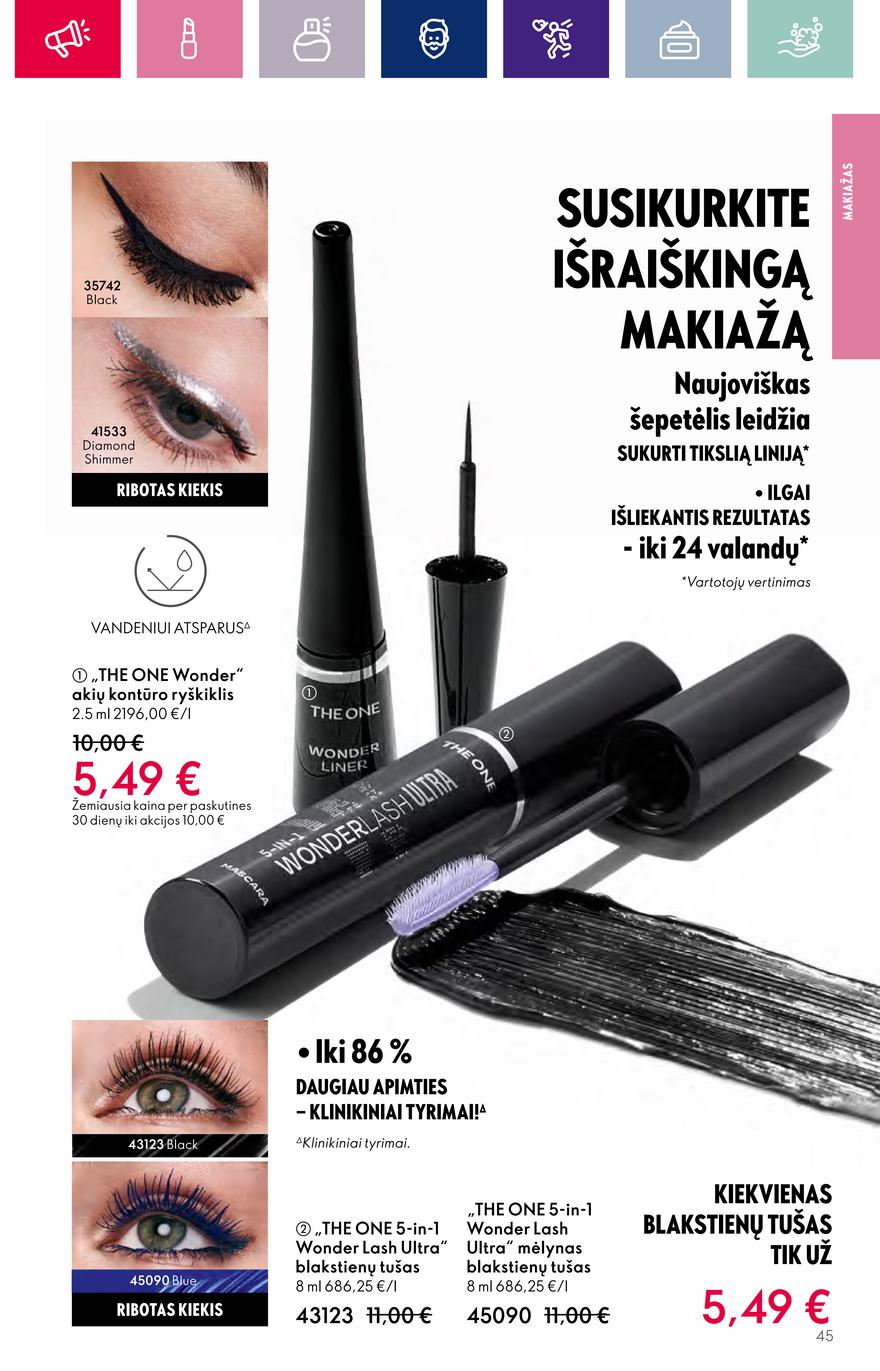 Oriflame katalogas akcijos nuo 
  2023-09-13 iki 
  2023-10-03 | Leidinukas.lt puslapis 45