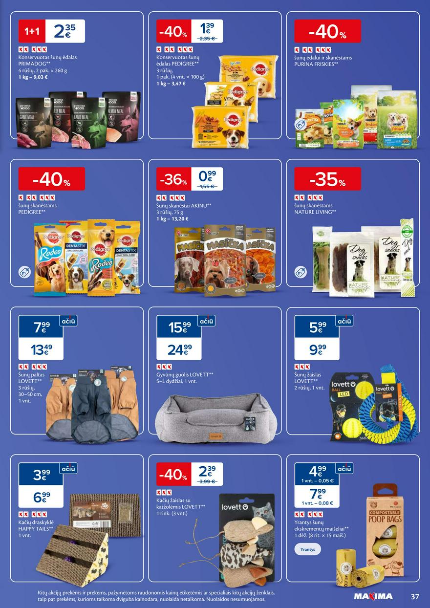 Maxima savaitinis leidinys 44 akcijos nuo 
  2024-10-29 iki 
  2024-11-04 | Leidinukas.lt puslapis 37