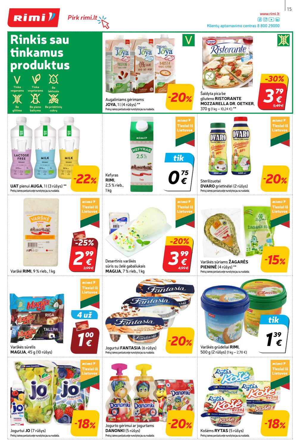 Rimi savaitinis leidinys akcijos nuo
2021-06-01 iki
2021-06-07 | Leidinukas.lt puslapis 15