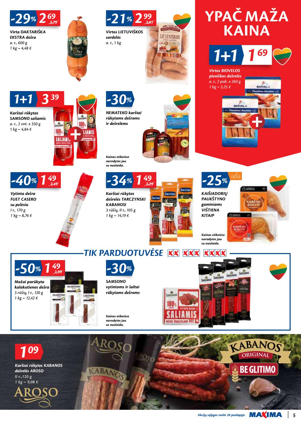 Maxima kaininis leidinys akcijos nuo 
  2020-07-28 iki 
  2020-08-03 | Leidinukas.lt puslapis 5