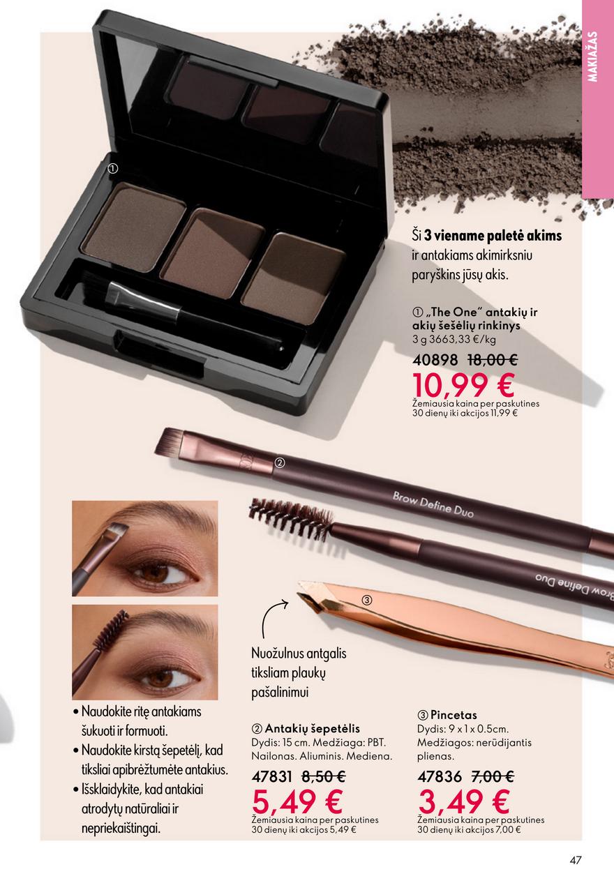 Oriflame katalogas akcijos nuo 
  2026-02-18 iki 
  2026-03-10 | Leidinukas.lt puslapis 47