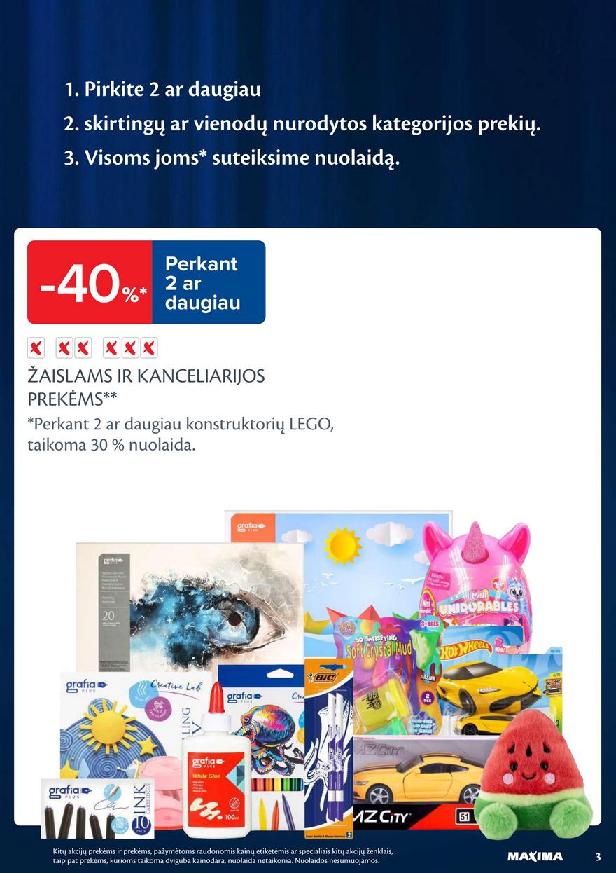 Maxima savaitinis leidinys 23 akcijos nuo 
  2025-06-03 iki 
  2025-06-09 | Leidinukas.lt puslapis 3
