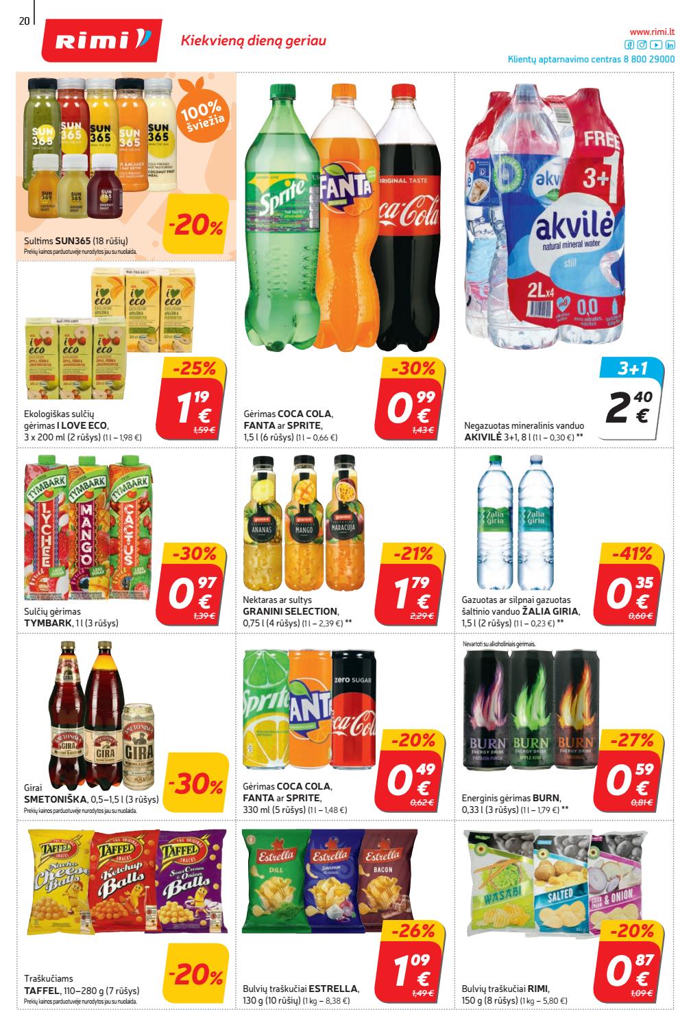 Rimi savaitinis leidinys akcijos nuo 
  2020-08-04 iki 
  2020-08-10 | Leidinukas.lt puslapis 20
