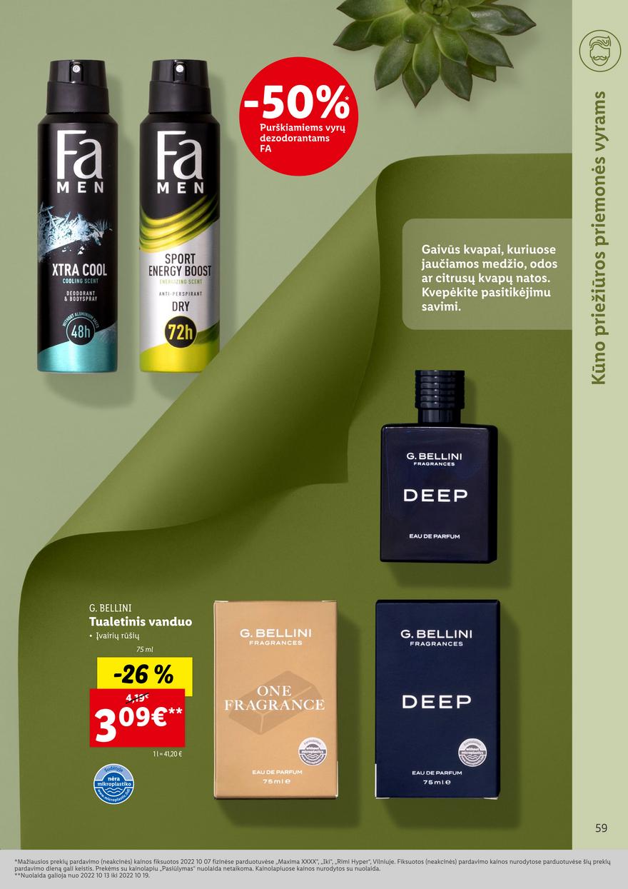 Lidl pasiūlymai akcijos nuo 
  2022-10-13 iki 
  2022-10-19 | Leidinukas.lt puslapis 59
