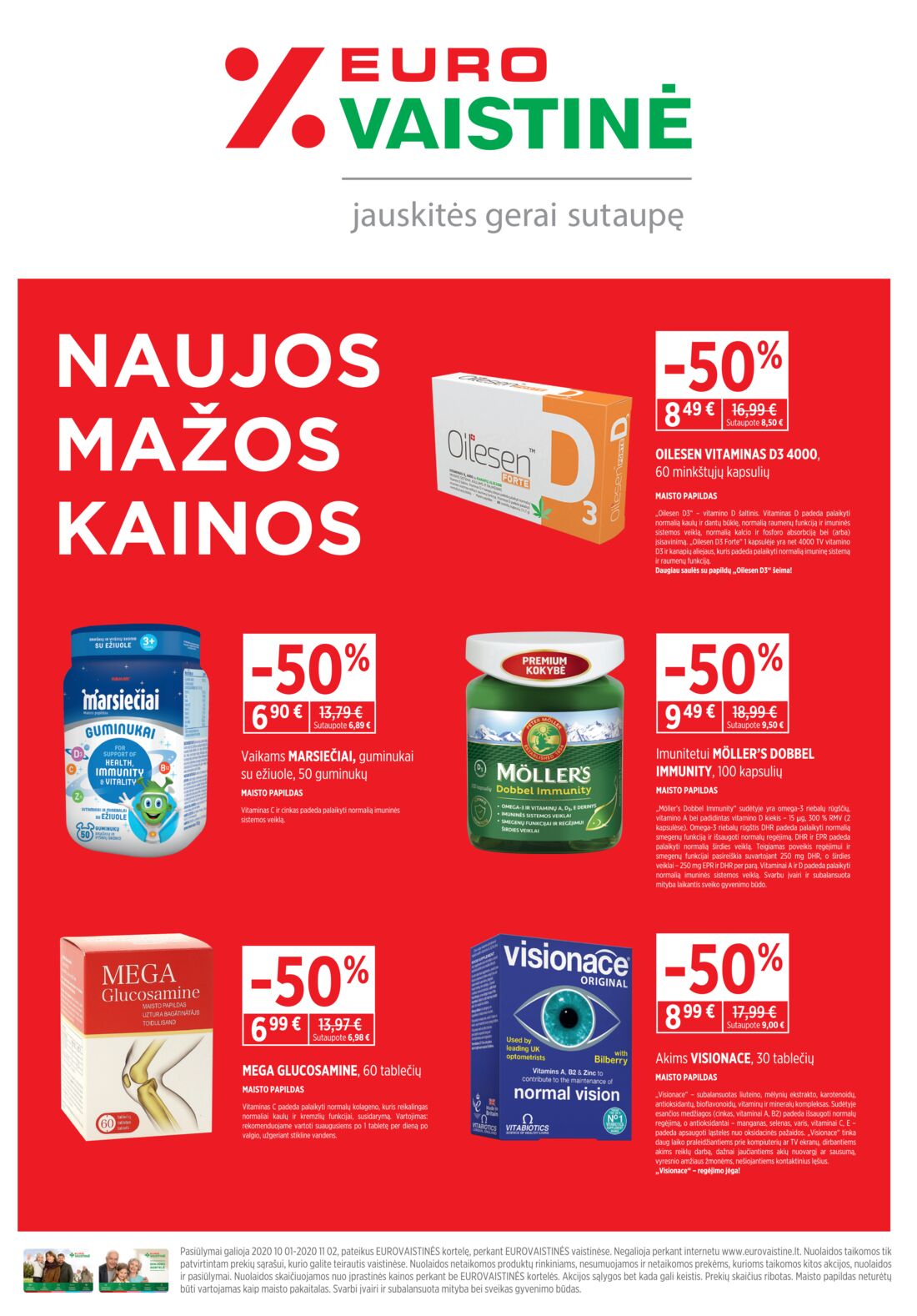Euro vaistinė leidinys akcijos nuo 
  2020-10-01 iki 
  2020-10-31 | Leidinukas.lt puslapis 2