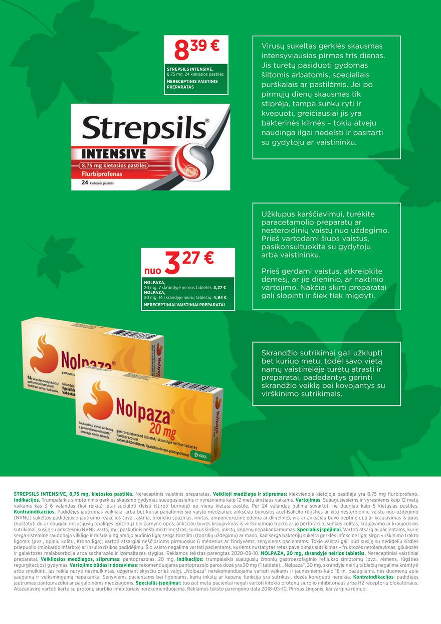 Euro vaistinė leidinys akcijos nuo 
  2021-10-01 iki 
  2021-11-03 | Leidinukas.lt puslapis 9