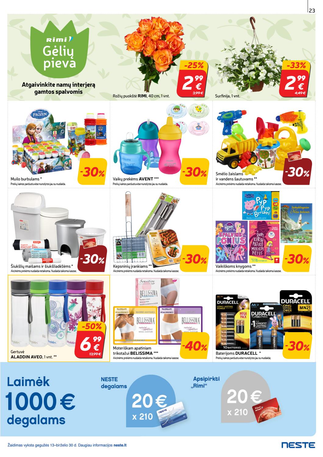 Rimi savaitinis leidinys akcijos nuo 
  2019-06-04 iki 
  2019-06-10 | Leidinukas.lt puslapis 23