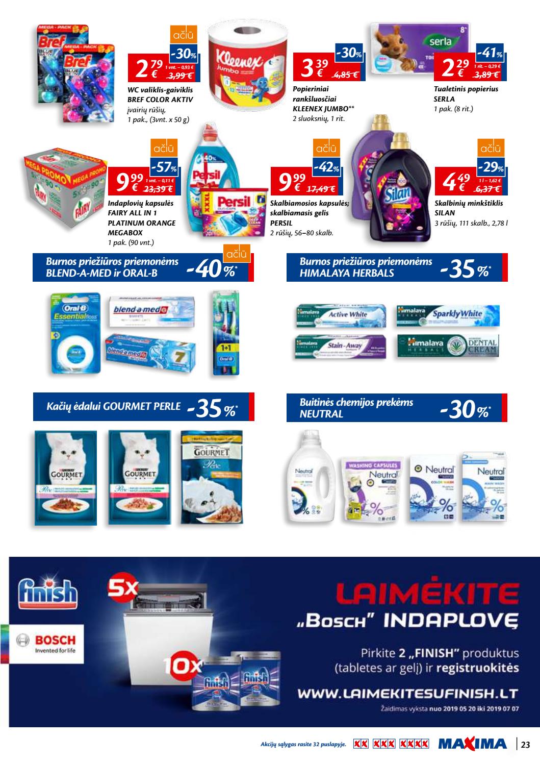 Maxima kaininis leidinys akcijos nuo 
  2019-06-06 iki 
  2019-06-19 | Leidinukas.lt puslapis 23