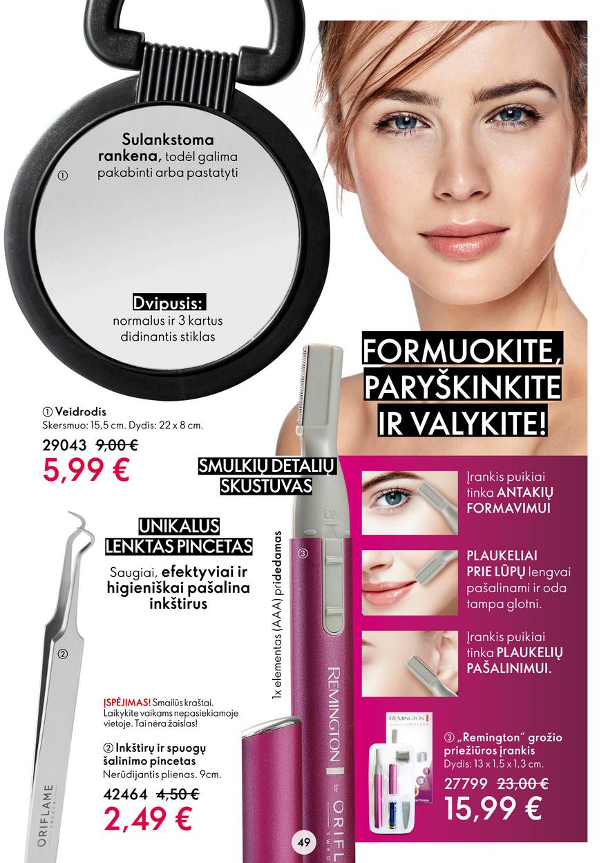 Oriflame katalogas akcijos nuo 
  2022-06-29 iki 
  2022-07-19 | Leidinukas.lt puslapis 49