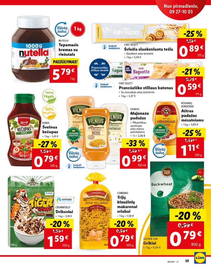 Lidl maisto prekių pasiūlymai akcijos nuo 
  2021-09-27 iki 
  2021-10-03 | Leidinukas.lt puslapis 25