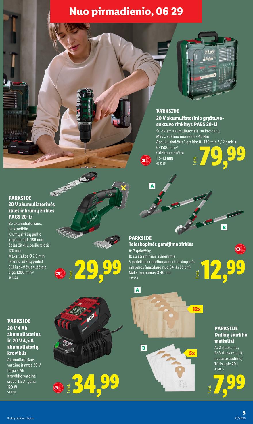 Lidl leidinys akcijos nuo 
  2026-06-29 iki 
  2026-07-05 | Leidinukas.lt puslapis 5