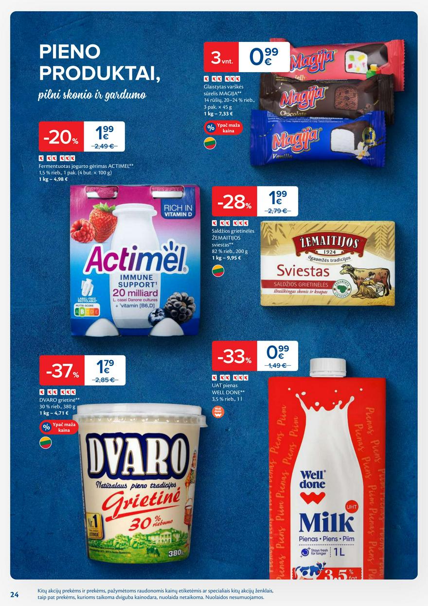 Maxima savaitinis leidinys 45 akcijos nuo
2024-11-05 iki
2024-11-11 | Leidinukas.lt puslapis 24