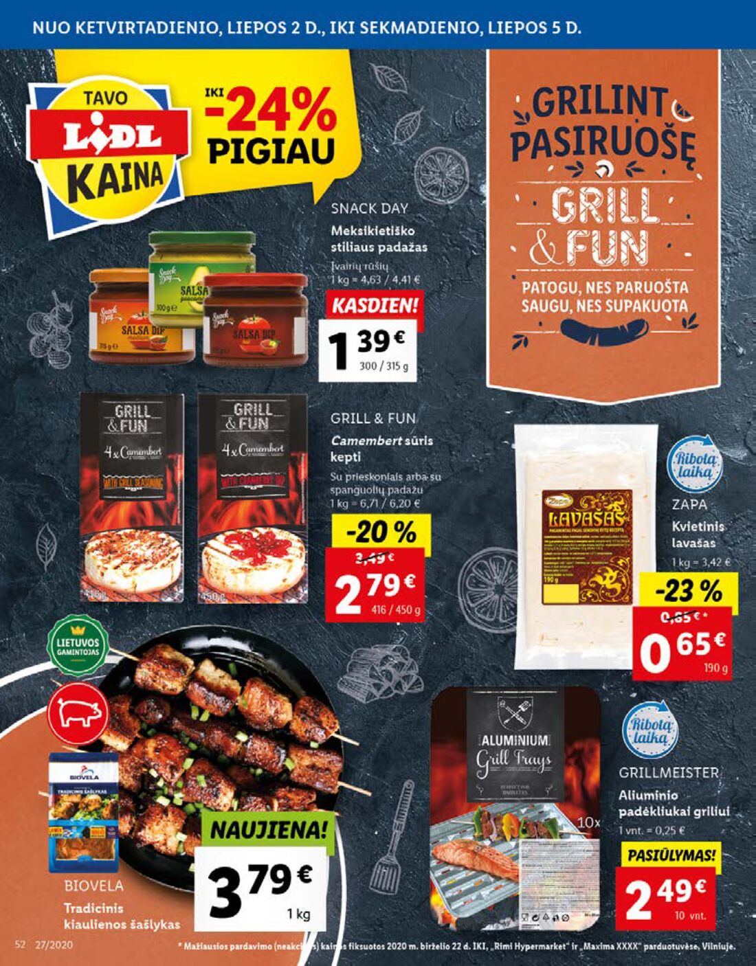 Lidl savaitinis leidinys akcijos nuo 
  2020-06-29 iki 
  2020-07-05 | Leidinukas.lt puslapis 52