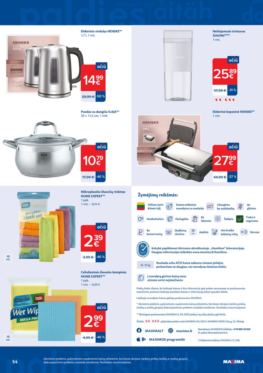 Maxima leidinys akcijos nuo 
  2026-07-14 iki 
  2026-07-20 | Leidinukas.lt puslapis 54