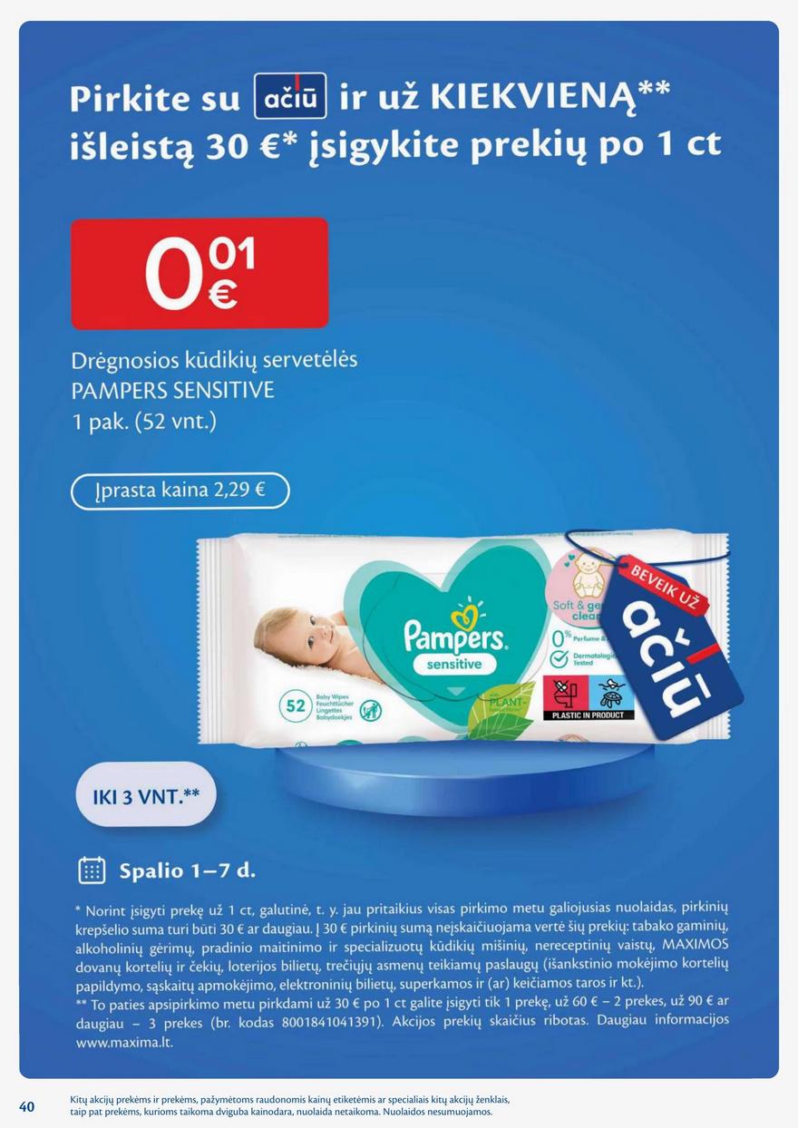 Maxima savaitinis leidinys 40 akcijos nuo 
  2024-10-01 iki 
  2024-10-07 | Leidinukas.lt puslapis 40