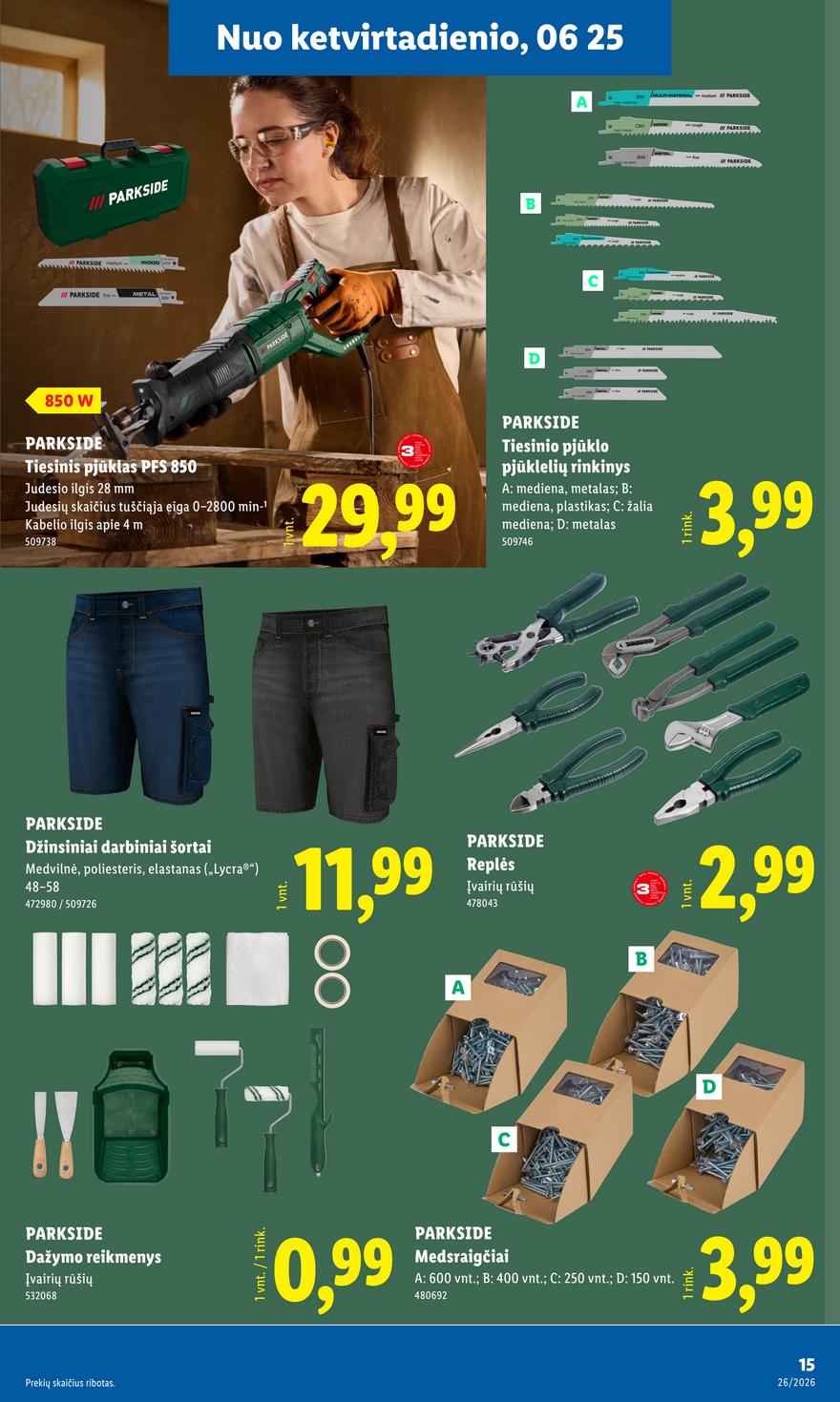 Lidl leidinys akcijos nuo 
  2026-06-22 iki 
  2026-06-28 | Leidinukas.lt puslapis 15