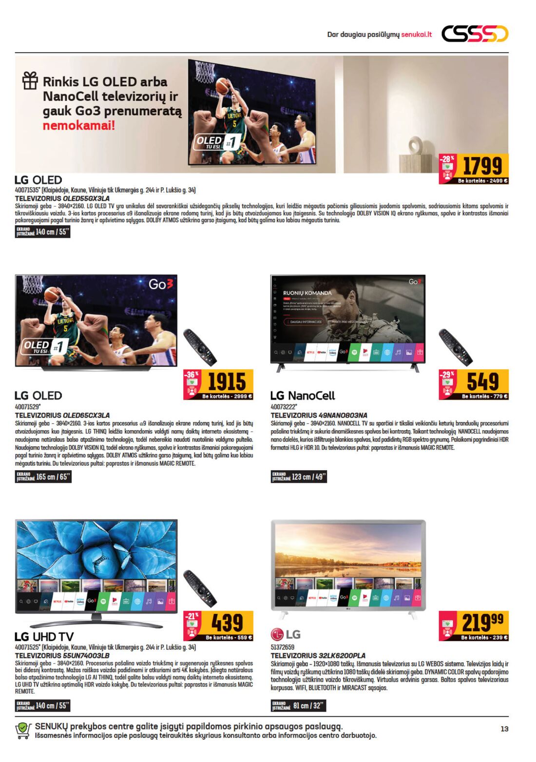 Senukai reklaminis leidinys akcijos nuo 
  2020-11-04 iki 
  2020-11-30 | Leidinukas.lt puslapis 13
