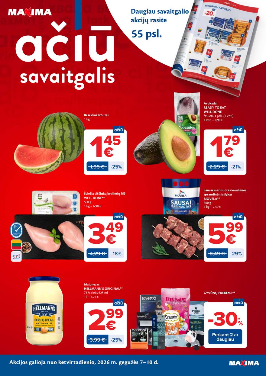 Maxima leidinys akcijos nuo 
  2026-05-05 iki 
  2026-05-11 | Leidinukas.lt puslapis 56