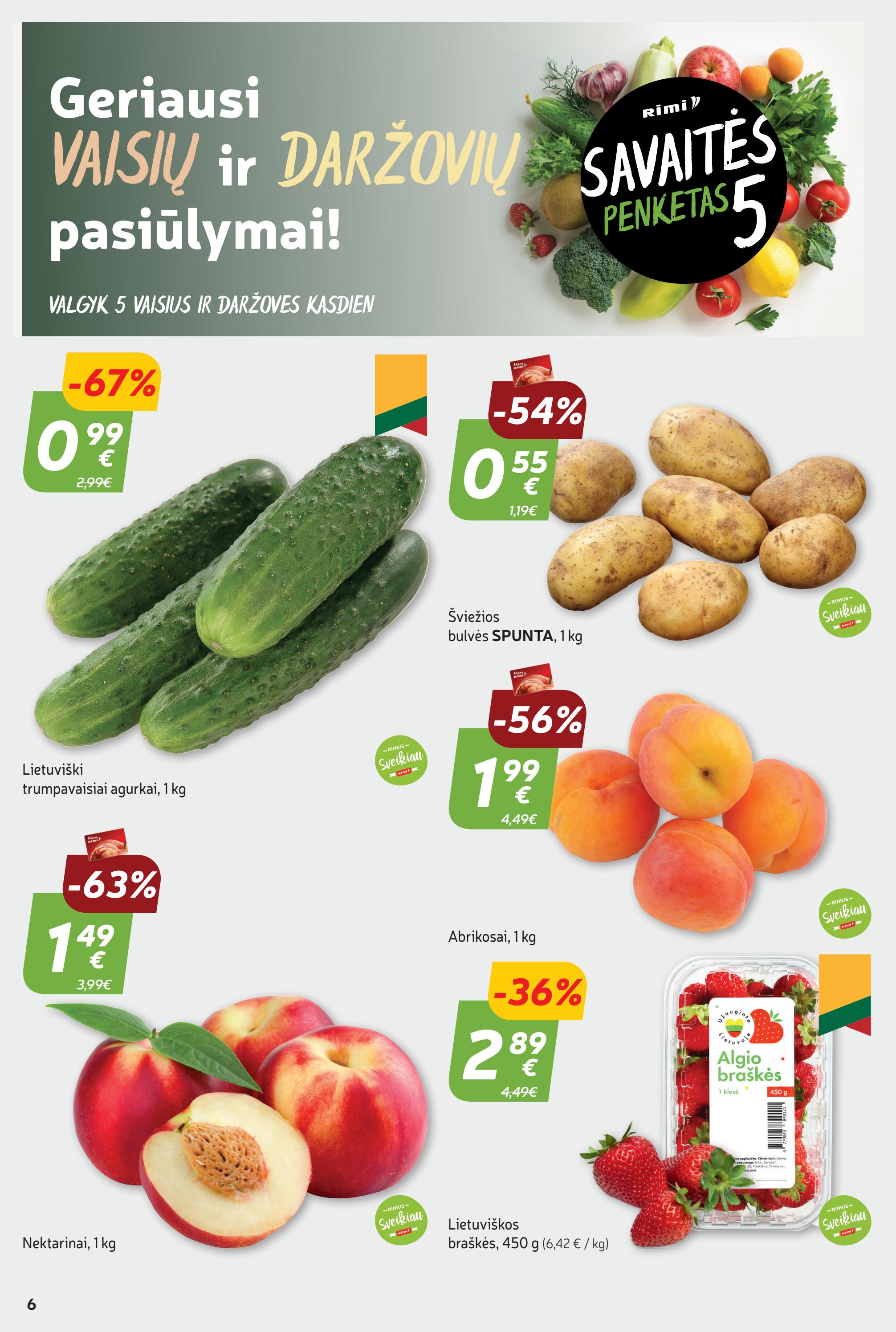 Rimi savaitinis leidinys akcijos nuo 
  2023-08-01 iki 
  2023-08-07 | Leidinukas.lt puslapis 6