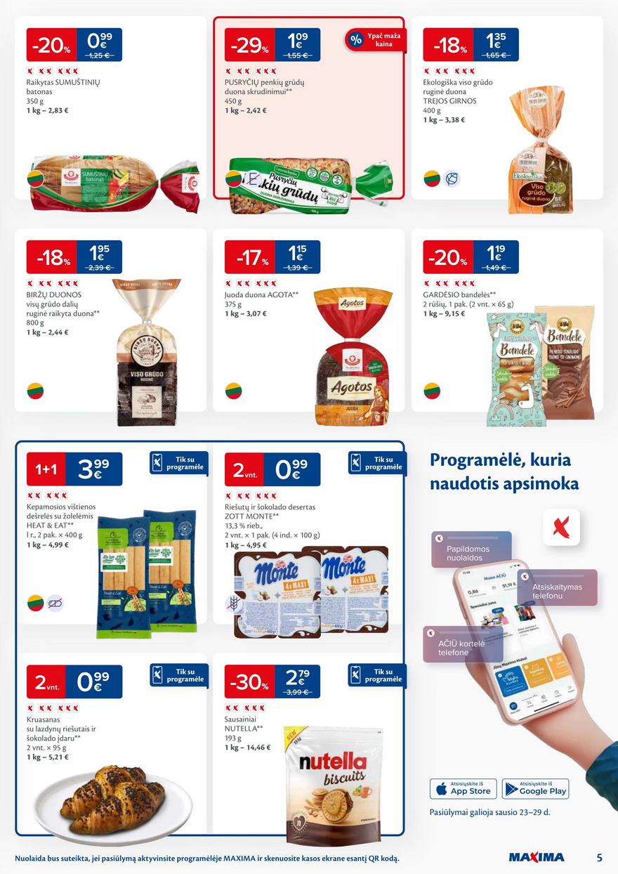 Maxima leidinys akcijos nuo 
  2024-01-23 iki 
  2024-01-29 | Leidinukas.lt puslapis 5