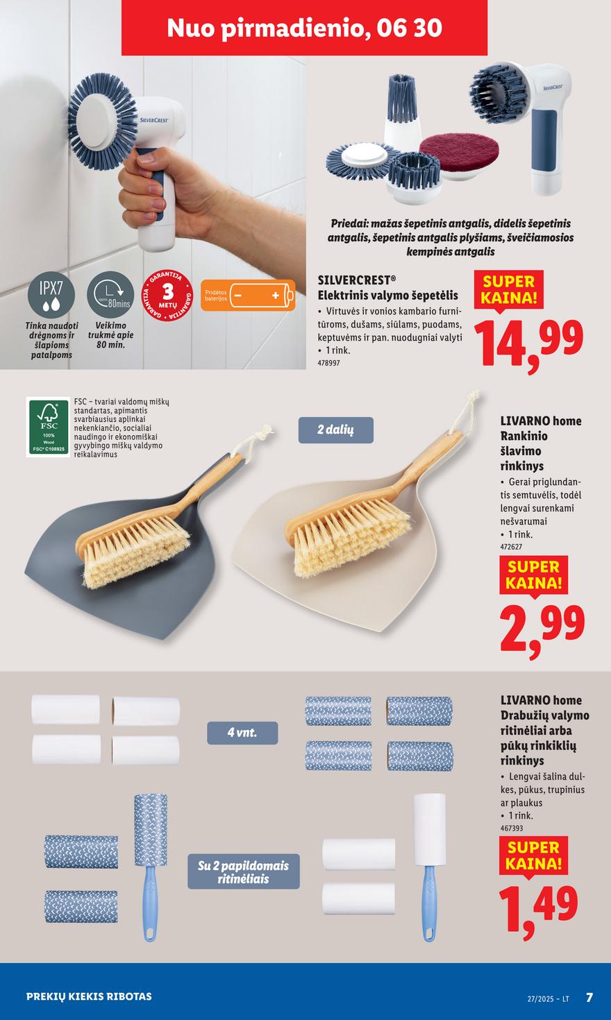 Lidl ne maisto leidinys akcijos nuo 
  2025-06-30 iki 
  2025-07-06 | Leidinukas.lt puslapis 7