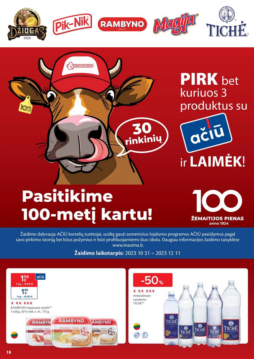 Maxima kaininis leidinys akcijos nuo 
  2023-12-05 iki 
  2023-12-11 | Leidinukas.lt puslapis 18