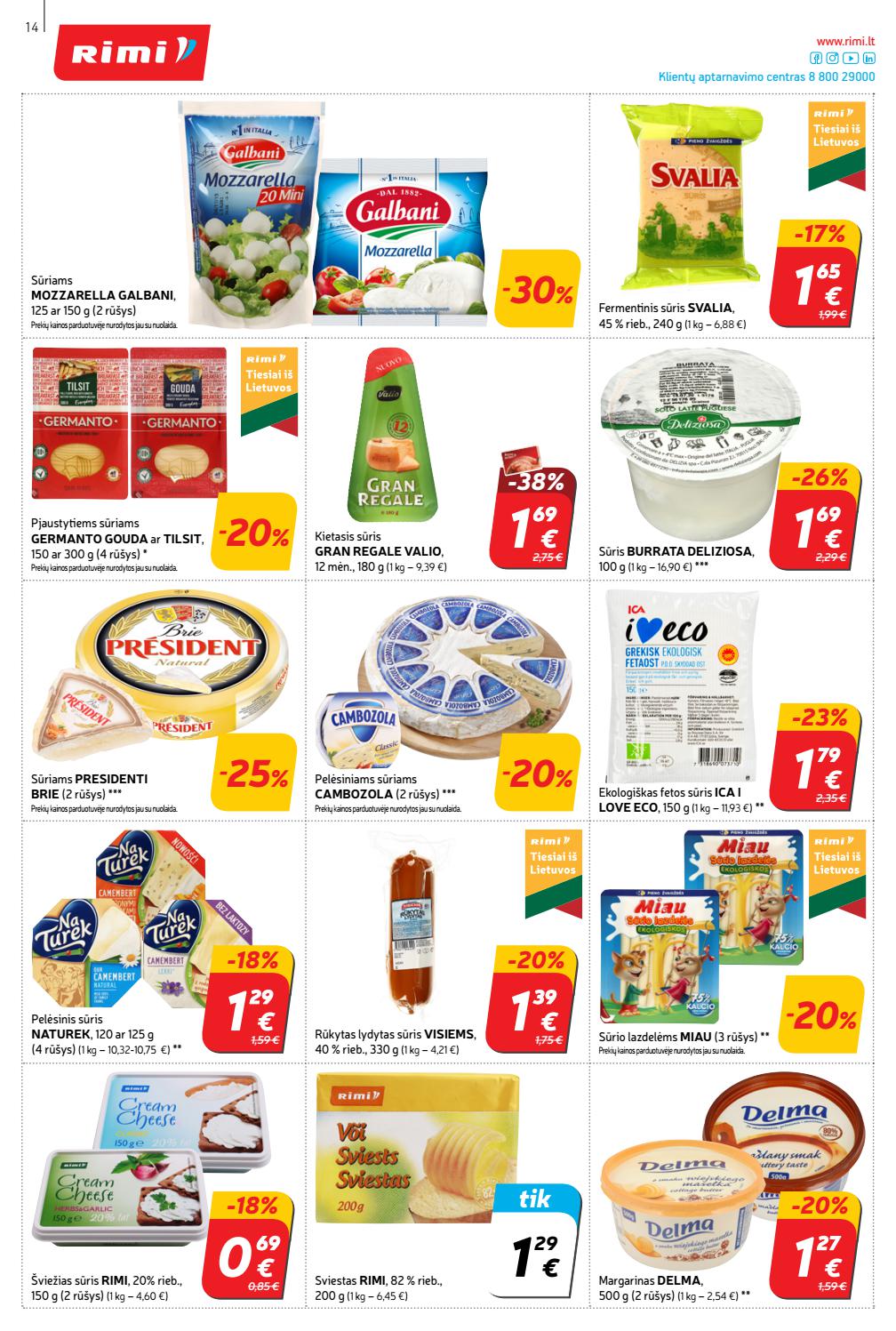 Rimi savaitinis leidinys akcijos nuo 
  2021-04-06 iki 
  2021-04-12 | Leidinukas.lt puslapis 14