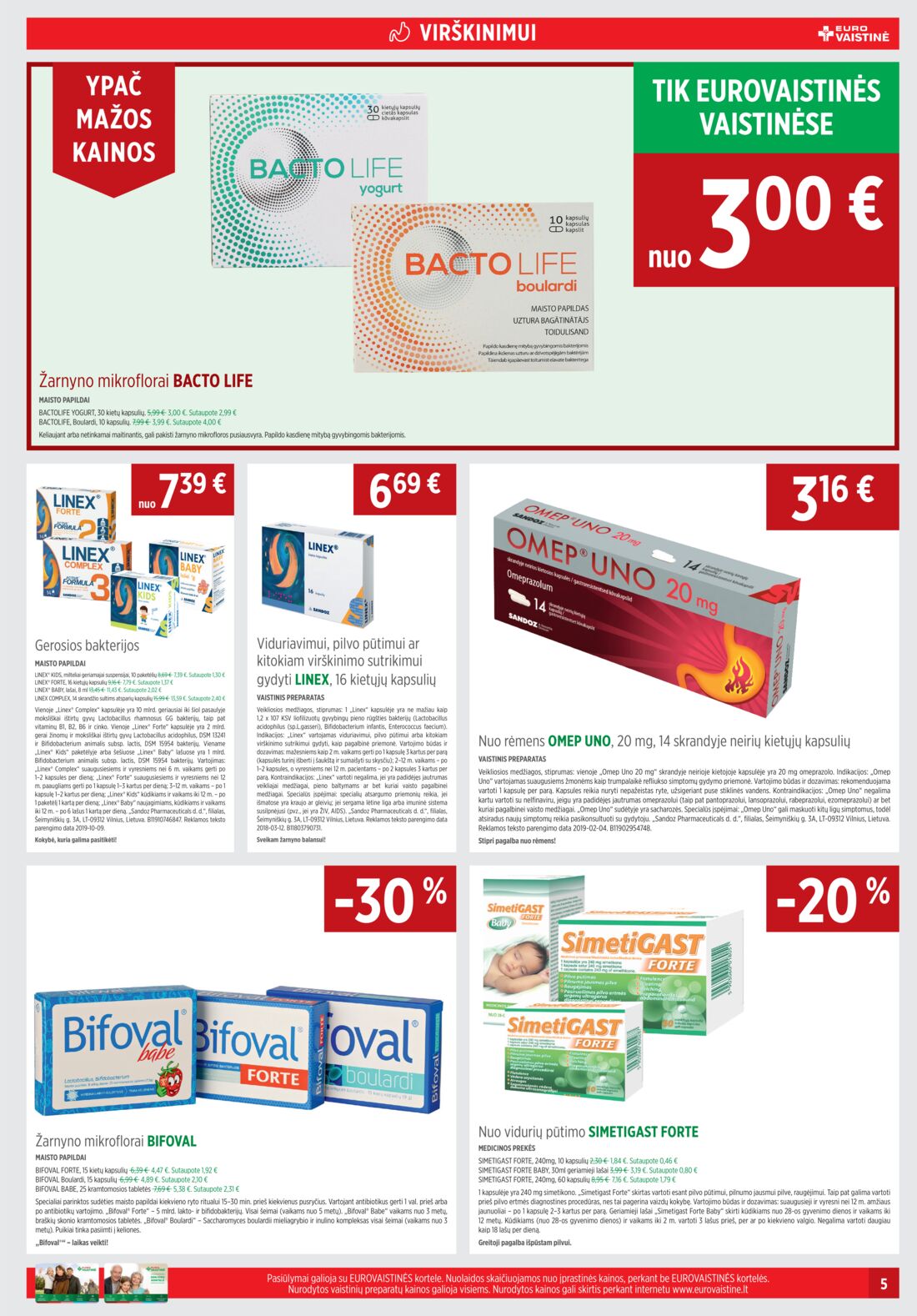 Euro vaistinė leidinys akcijos nuo 
  2019-11-01 iki 
  2019-11-30 | Leidinukas.lt puslapis 5