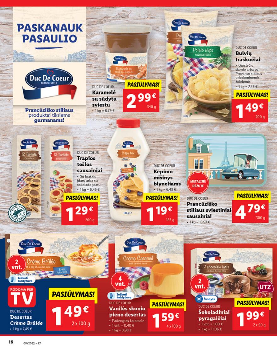 Lidl maisto prekių pasiūlymai akcijos nuo 
  2022-02-21 iki 
  2022-02-27 | Leidinukas.lt puslapis 16