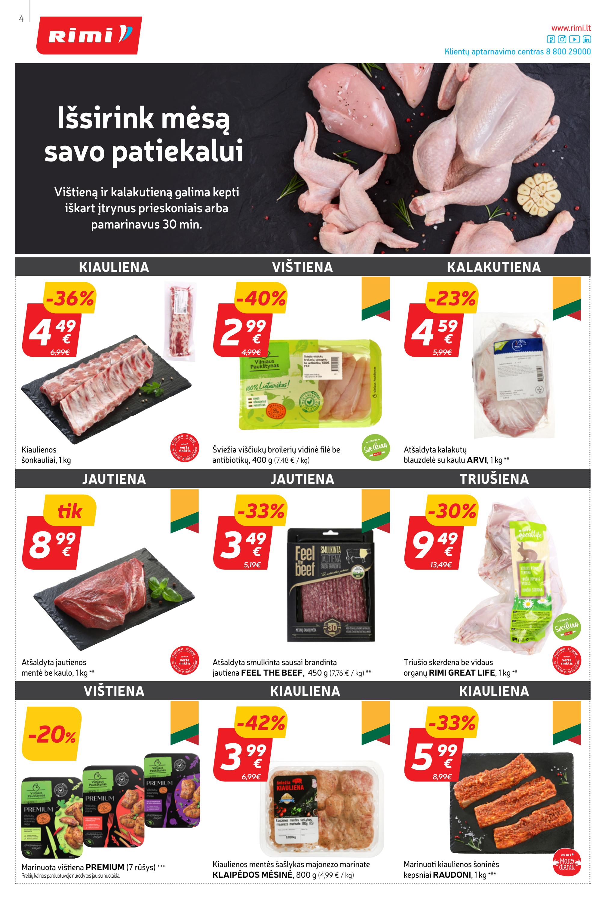 Rimi savaitinis leidinys akcijos nuo 
  2023-05-30 iki 
  2023-06-05 | Leidinukas.lt puslapis 4