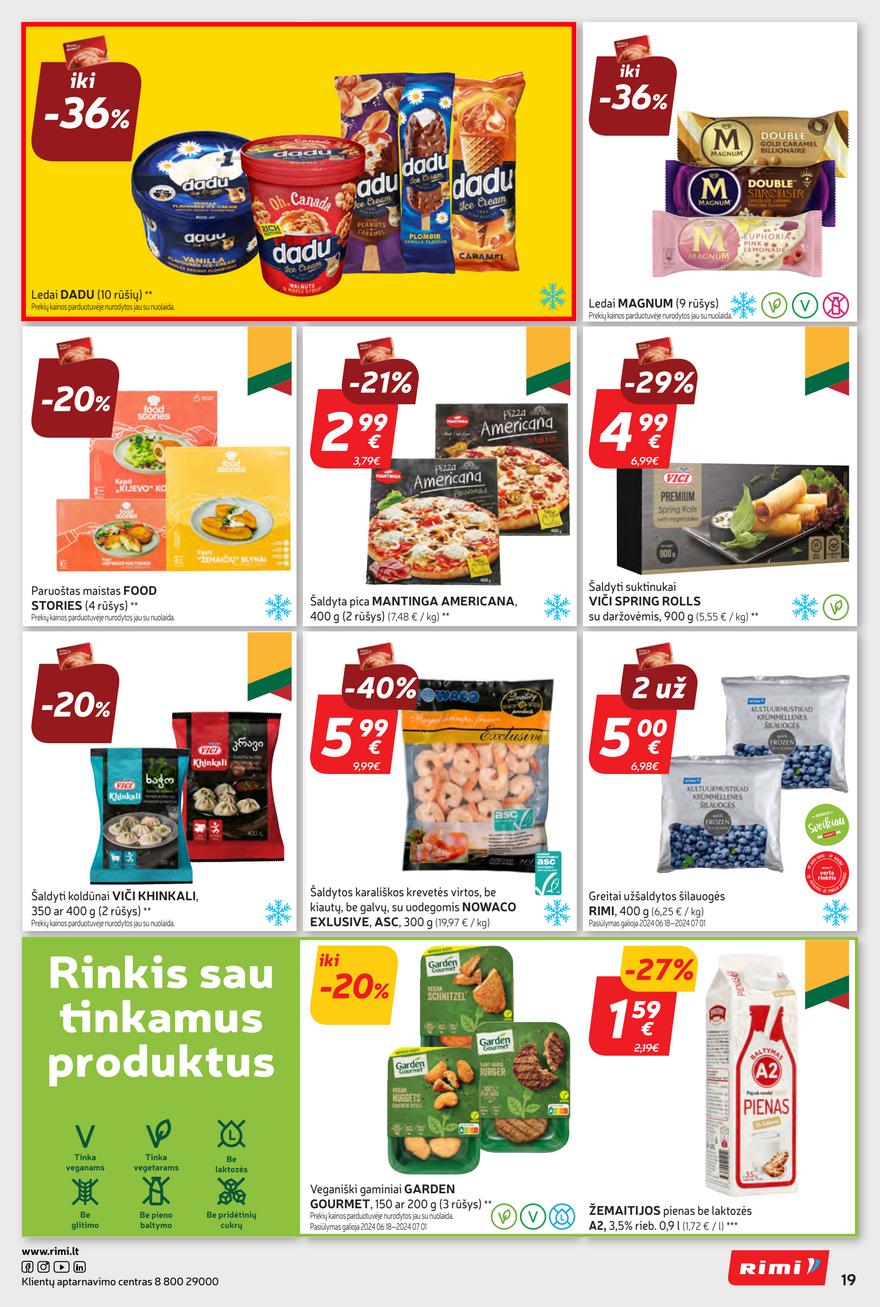 Rimi savaitinis leidinys akcijos nuo 
  2024-06-18 iki 
  2024-06-24 | Leidinukas.lt puslapis 19