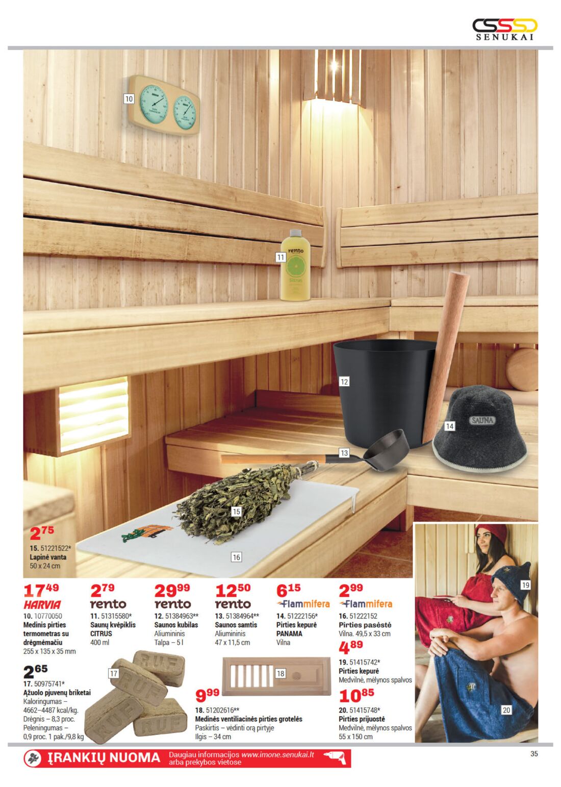 Senukai reklaminis leidinys akcijos nuo 
  2019-10-03 iki 
  2019-11-05 | Leidinukas.lt puslapis 35