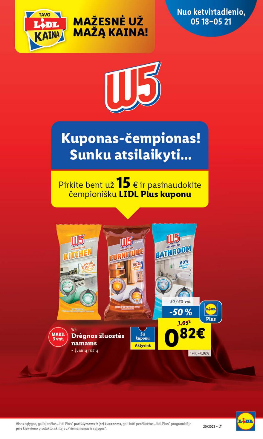 Lidl maisto prekių pasiūlymai akcijos nuo 
  2023-05-15 iki 
  2023-05-21 | Leidinukas.lt puslapis 54