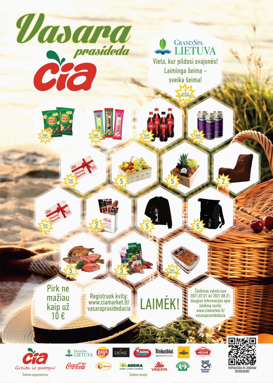 Čia market leidinys akcijos nuo 
  2021-08-03 iki 
  2021-08-16 | Leidinukas.lt puslapis 14