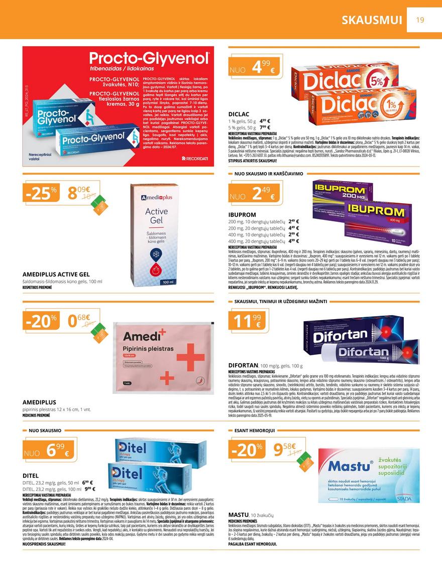 Gintarinės vaistinės leidinys akcijos nuo 
  2025-07-01 iki 
  2025-07-31 | Leidinukas.lt puslapis 19