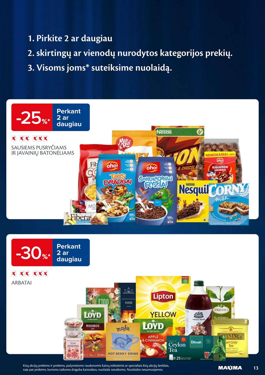 Maxima savaitinis leidinys 47 akcijos nuo
2024-11-19 iki
2024-11-25 | Leidinukas.lt puslapis 13